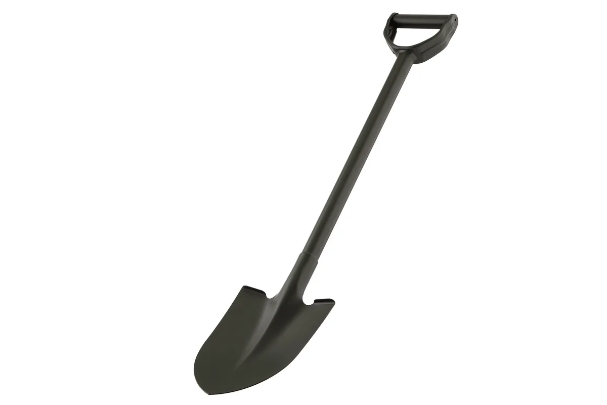Лопата штикова 2E Bushcraft, компактна, сталевий держак, 1.5мм, 78см, 0.93кг