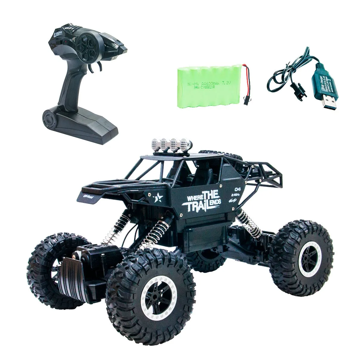 Автомобіль Off-Road Crawler Sulong Toys метал 1:14 матовий чорний