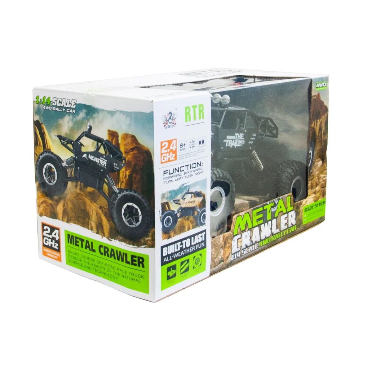 Автомобіль Off-Road Crawler Sulong Toys метал 1:14 матовий чорний