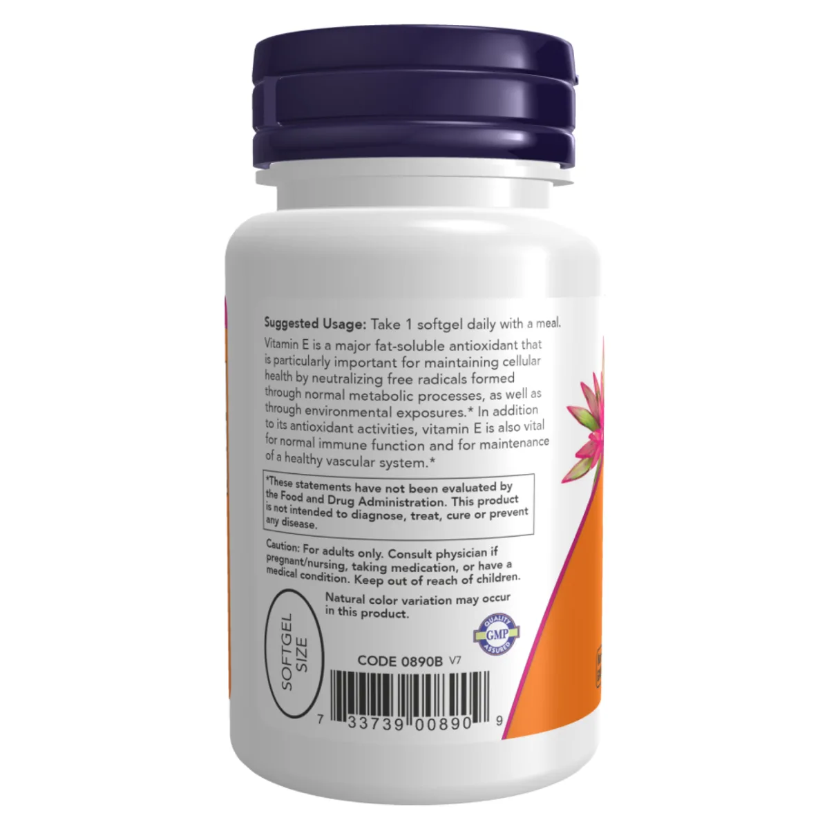 Теперь Foods E-400 Mixed Tocopherols 100 мягких капсул натуральный витамин E