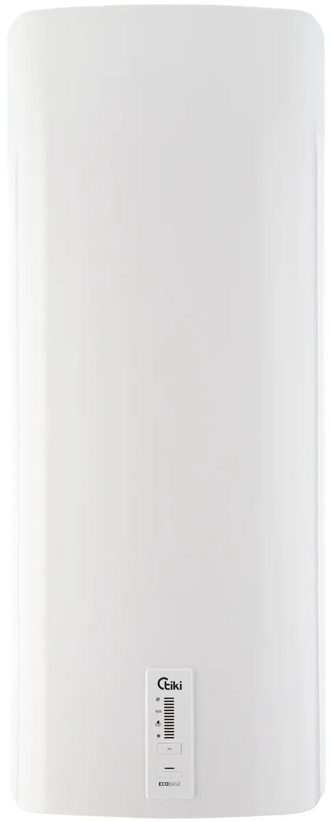 Електричний водонагрівач TIKI Slim SuprSD, 120 л, 2 кВт, сухий тен, електронне керування, клас енергоефективності C, білий, 700092