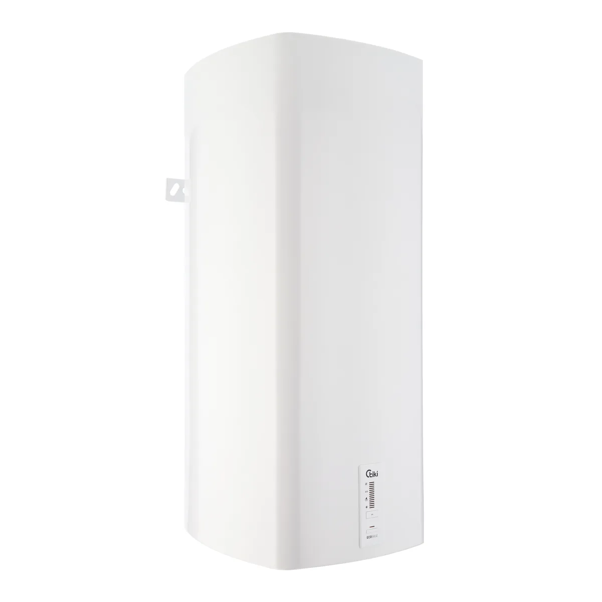 Електричний водонагрівач TIKI Slim SuprSD, 120 л, 2 кВт, сухий тен, електронне керування, клас енергоефективності C, білий, 700092