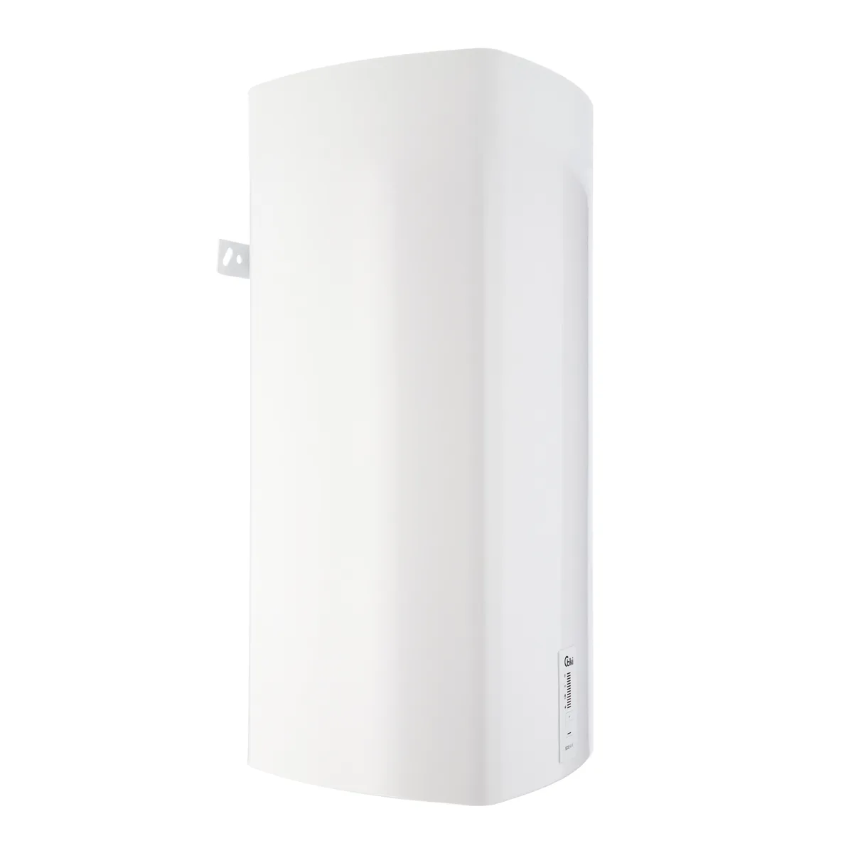 Електричний водонагрівач TIKI Slim SuprSD, 120 л, 2 кВт, сухий тен, електронне керування, клас енергоефективності C, білий, 700092