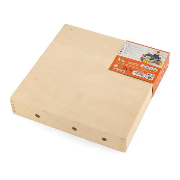 Дерев'яний конструктор Viga Toys 53 деталі різнокольоровий 31х31х6 см