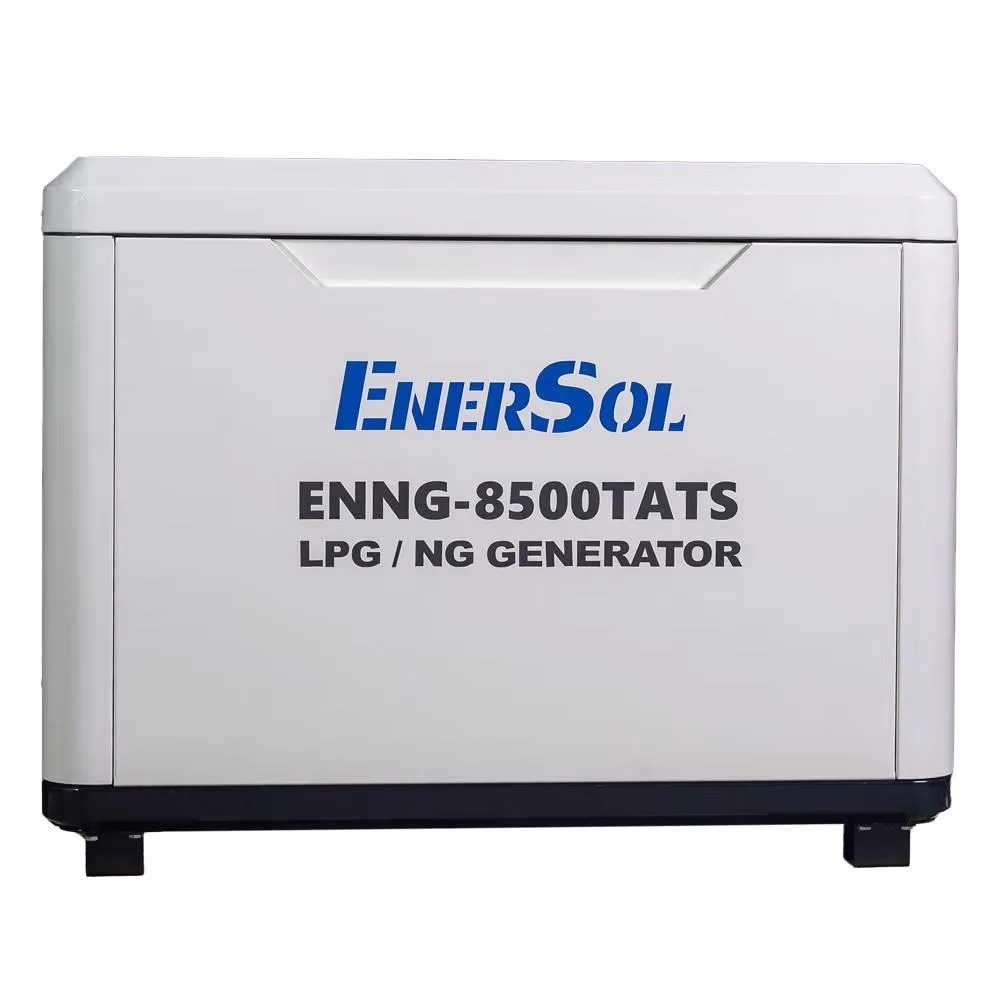 Газовий генератор EnerSol ENNG-8500TATS, LPG/NG, 400В, 8.0-8.5кВт, трифазний, з електричним стартером та автоматичним ввімкненням