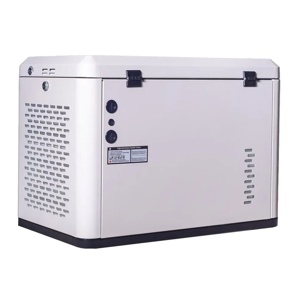 Газовий генератор EnerSol ENNG-8500TATS, LPG/NG, 400В, 8.0-8.5кВт, трифазний, з електричним стартером та автоматичним ввімкненням