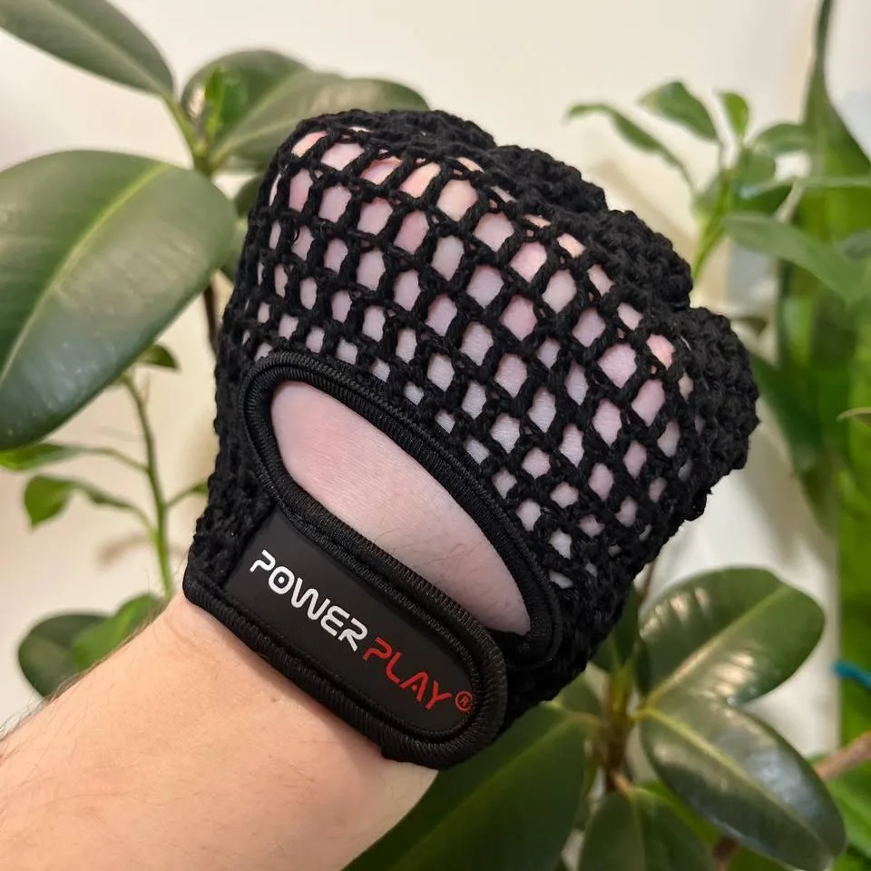 Рукавички Active Point штучна шкіра S чорні