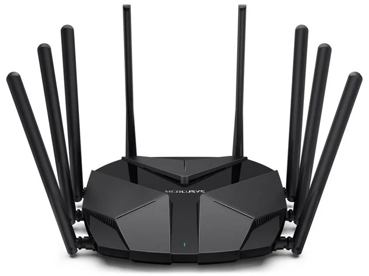 Маршрутизатор Mercusys 8-потоковий Wi-Fi 6 6000 Мбіт/с 2,5 Гбіт/с чорний