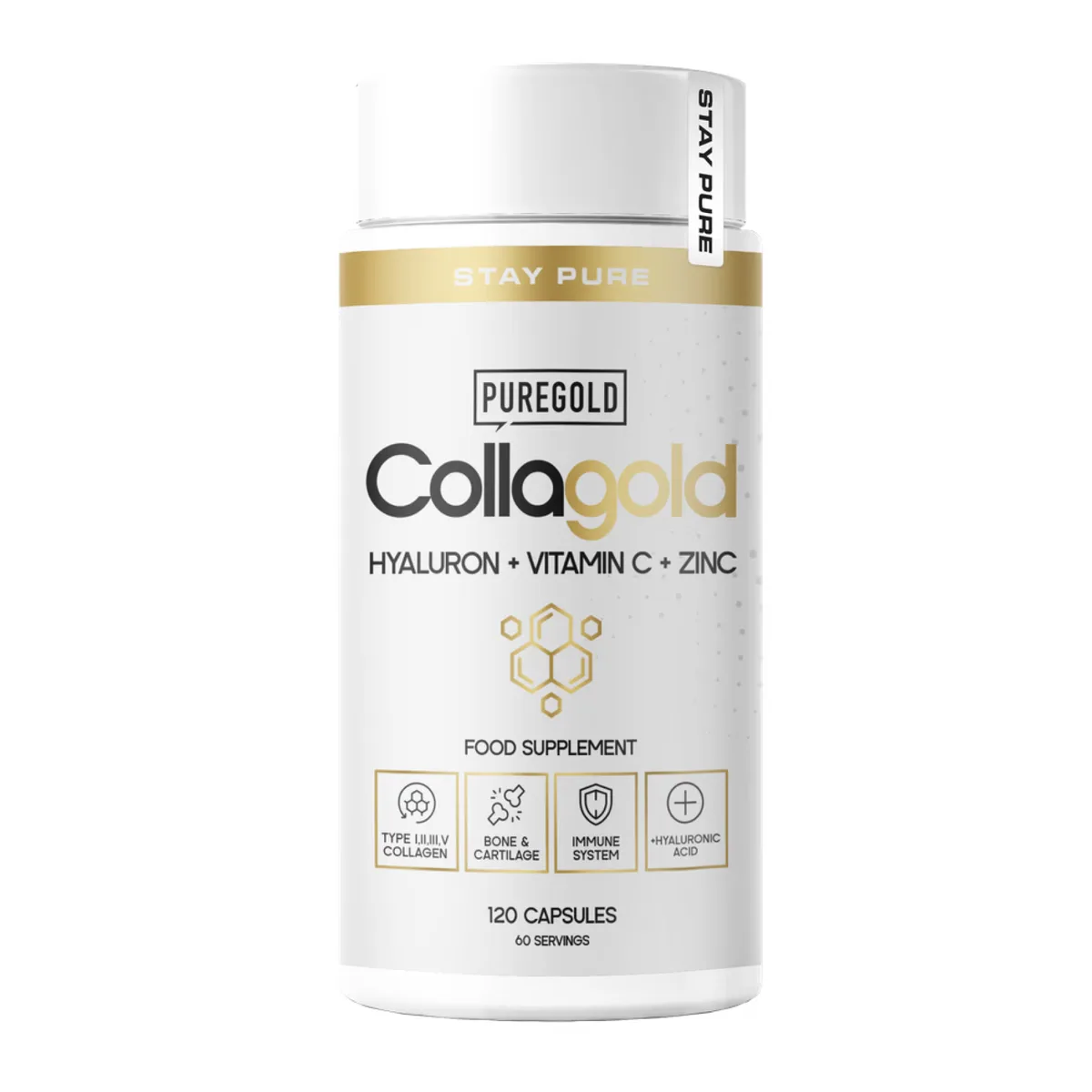 CollaGold капсули яловичий та морський коллаген 120 капсул