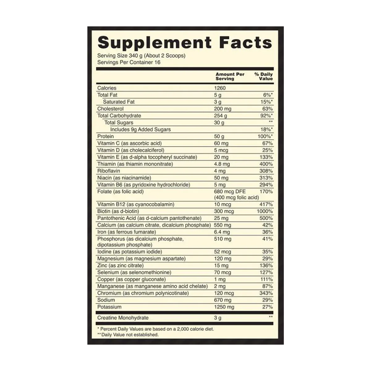 Гейнер Serious Mass Optimum Nutrition 5450 г Полуниця