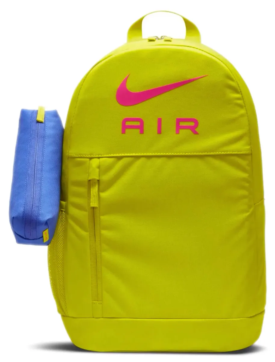 Рюкзак NIKE полиэстер 46х30х13 см синий желтый красный для детей