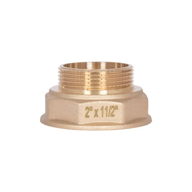 Перехідник редукційний 2"x1 1/2" латунний Thermo Alliance Standart