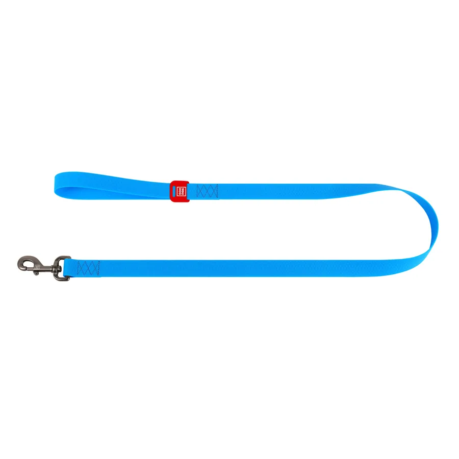 Повідець WAUDOG Waterproof 25 мм 122 см Collartex блакитний L-XXL