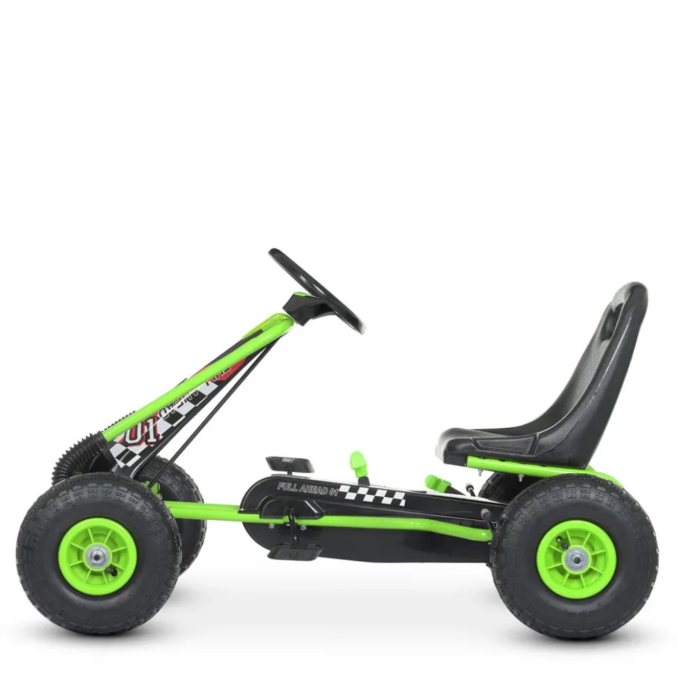 Велокарт Bambi Racer резина 101х60х62 см зелёный