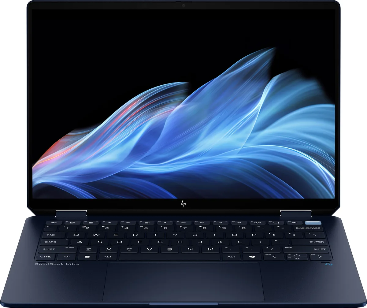 Ноутбук HP OmniBook Ultra Flip x360 14" 2.8K OLED Touch, Intel U5-226V, 16GB, F512GB, UMA, Win11, синий.
