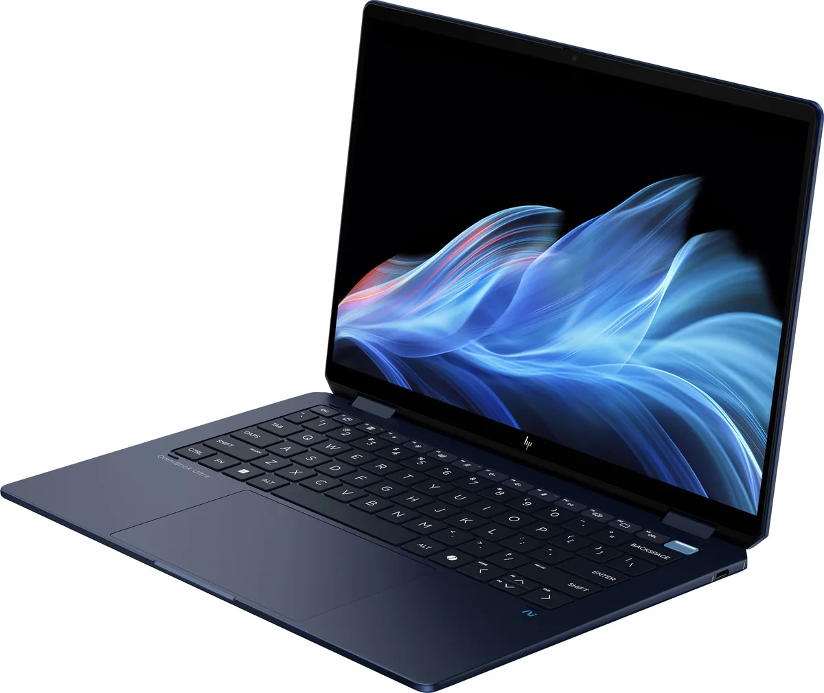 Ноутбук HP OmniBook Ultra Flip x360 14" 2.8K OLED Touch, Intel U5-226V, 16GB, F512GB, UMA, Win11, синий.