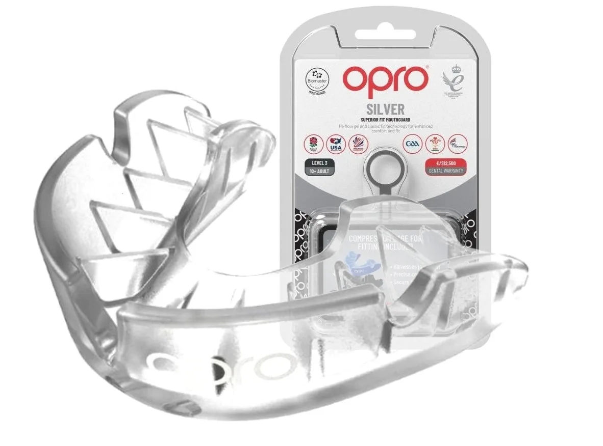 Капа OPRO термопластик доросла Clear 11+