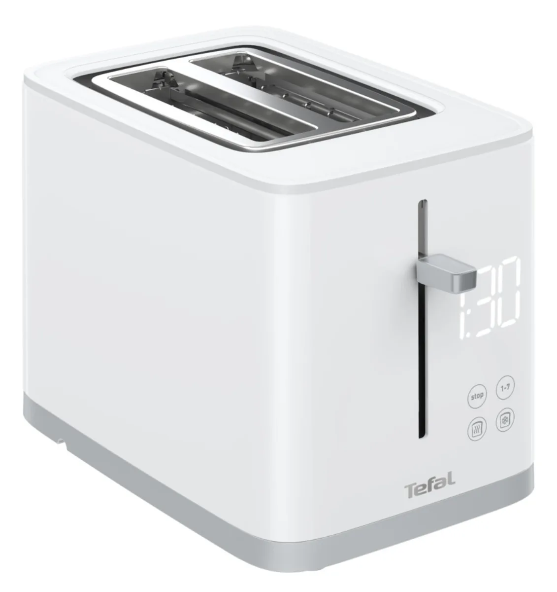 Тостер Tefal 850 Вт 2 відділення 7 режимів пластик 31,6х18,6х20 см Білий