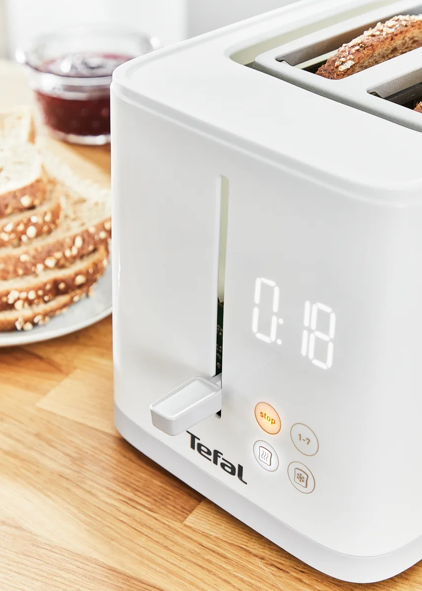Тостер Tefal 850 Вт 2 відділення 7 режимів пластик 31,6х18,6х20 см Білий