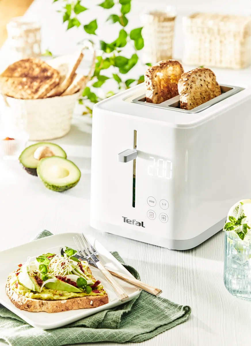 Тостер Tefal 850 Вт 2 відділення 7 режимів пластик 31,6х18,6х20 см Білий
