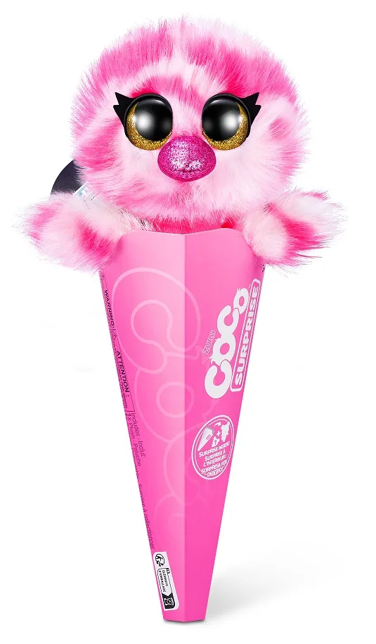 М'яка іграшка Zuru Coco Surprise Neon 16х12х28 см поліестер пластик