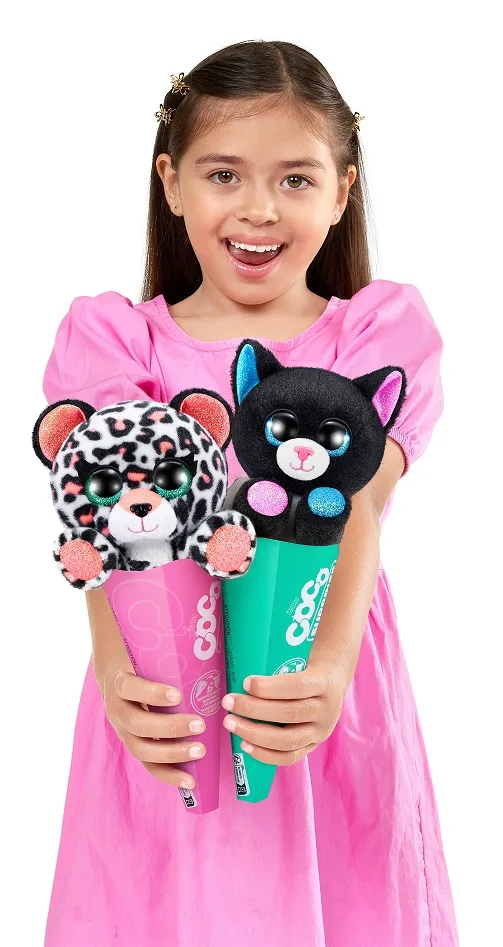 М'яка іграшка Zuru Coco Surprise Neon 16х12х28 см поліестер пластик
