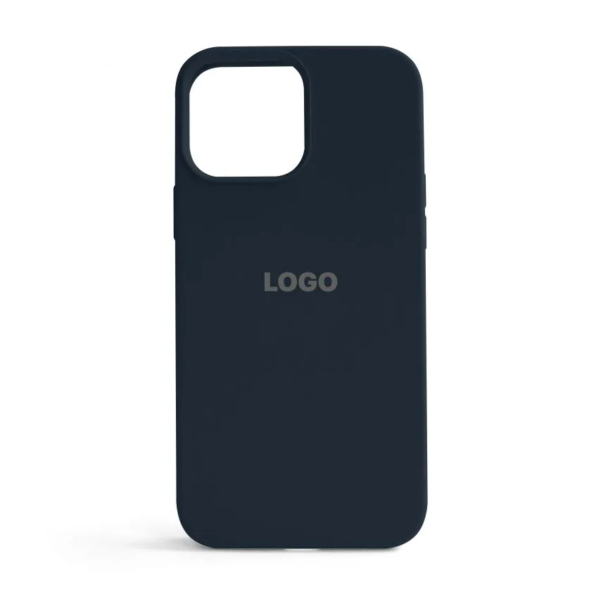 Чохол Silicone Case для Apple iPhone 13 Pro Max силіконовий синій