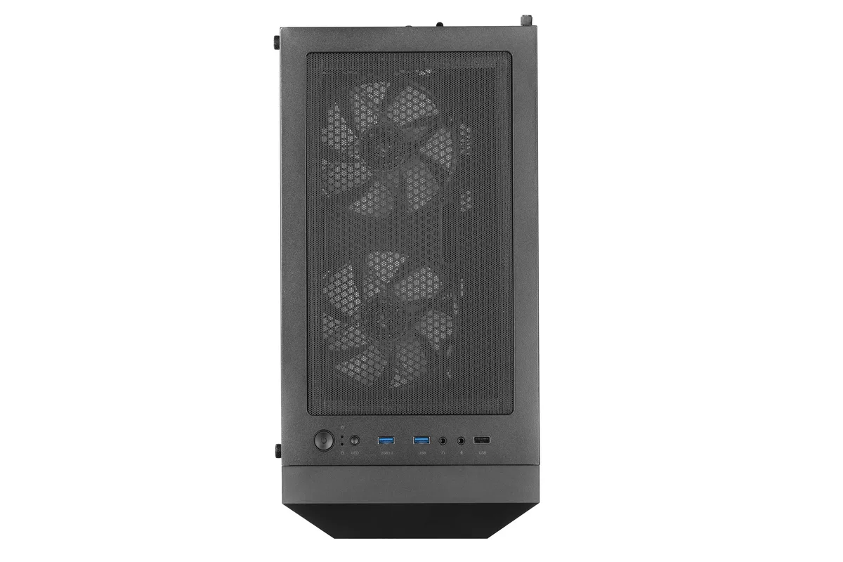 Корпус 2E GAMING Turbo G2057B без БЖ 2xUSB3.0, 1xUSB2.0, 1x200мм, ARGB, 3x120мм ARGB, VGA 345мм, LCS ready, HUB, TG Side Panel, ATX, чорний