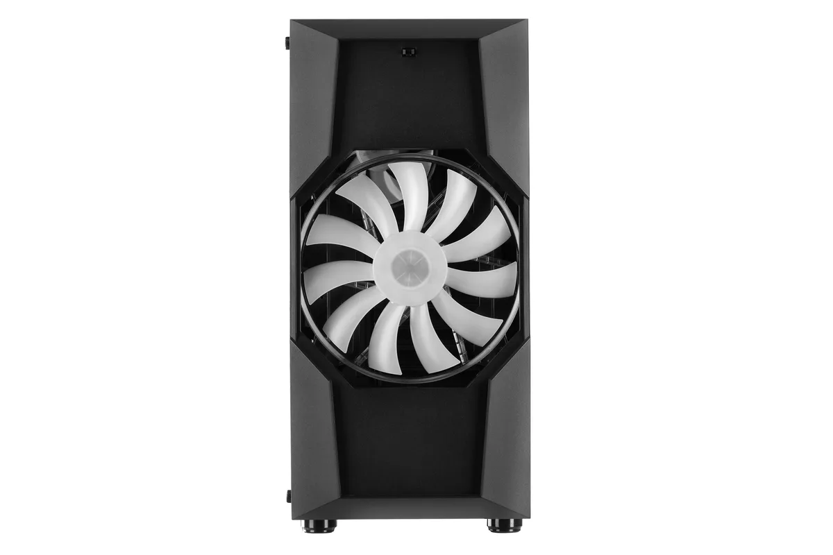 Корпус 2E GAMING Turbo G2057B без БЖ 2xUSB3.0, 1xUSB2.0, 1x200мм, ARGB, 3x120мм ARGB, VGA 345мм, LCS ready, HUB, TG Side Panel, ATX, чорний