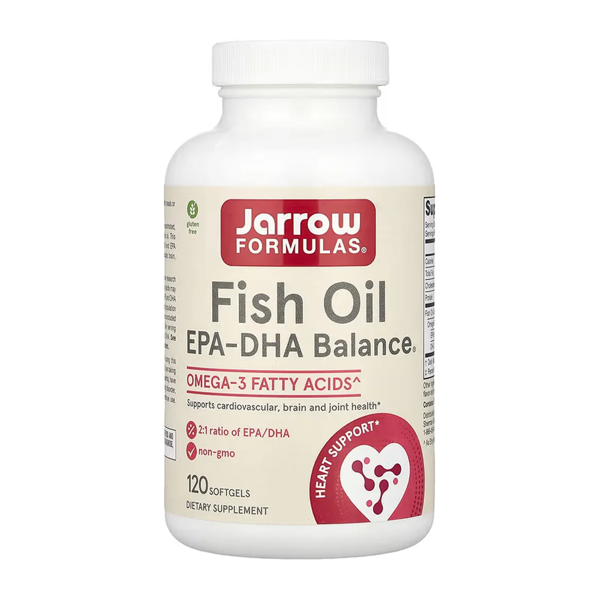 EPA-DHA Баланс Jarrow Formulas риб'ячий жир 600 мг 120 капсул