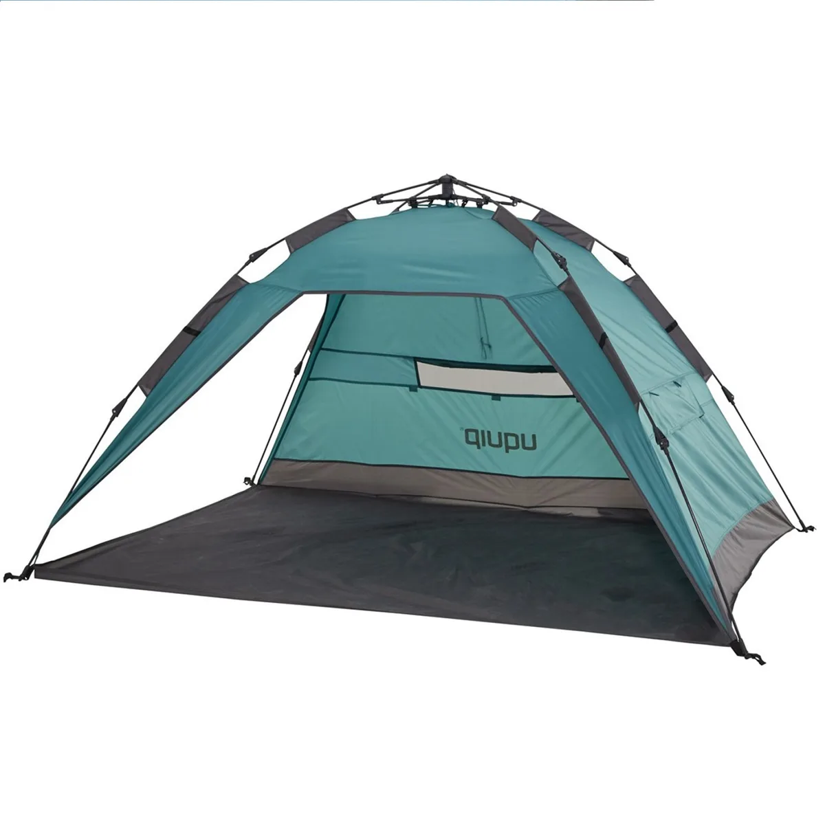 Намет Uquip Polyester 215х150х115 см Синій/Сірий UV 50+