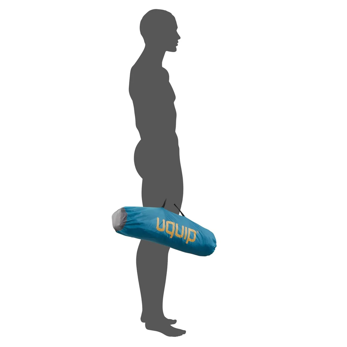 Намет Uquip Polyester 215х150х115 см Синій/Сірий UV 50+