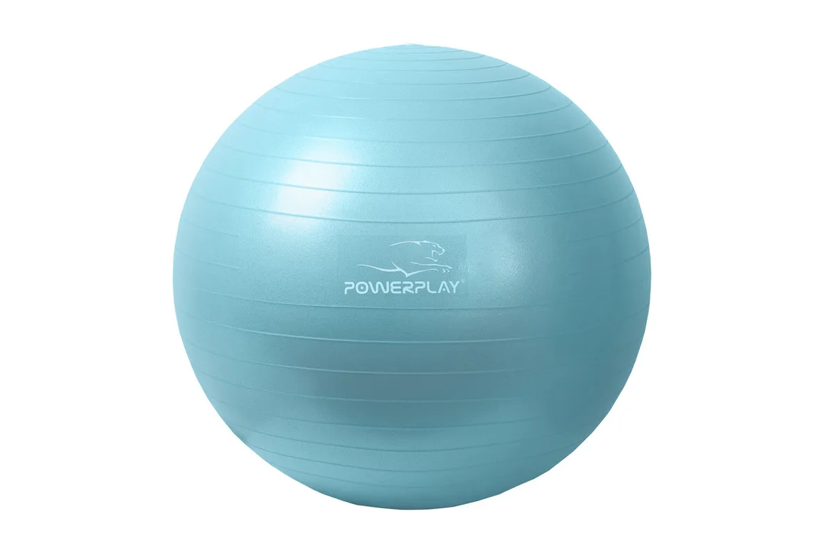 М'яч для фітнесу Active Point PVC 65 см М'ятний з помпою