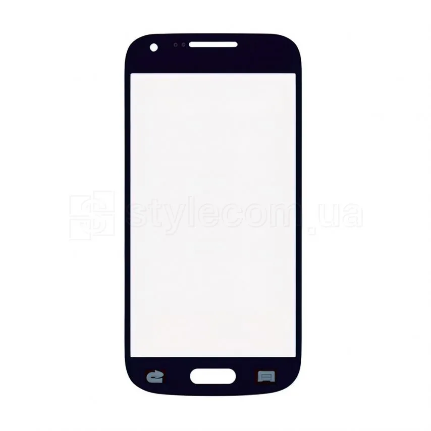 Стекло дисплея Samsung оригинального качества 4,3 дюйма синее для переклеивания.