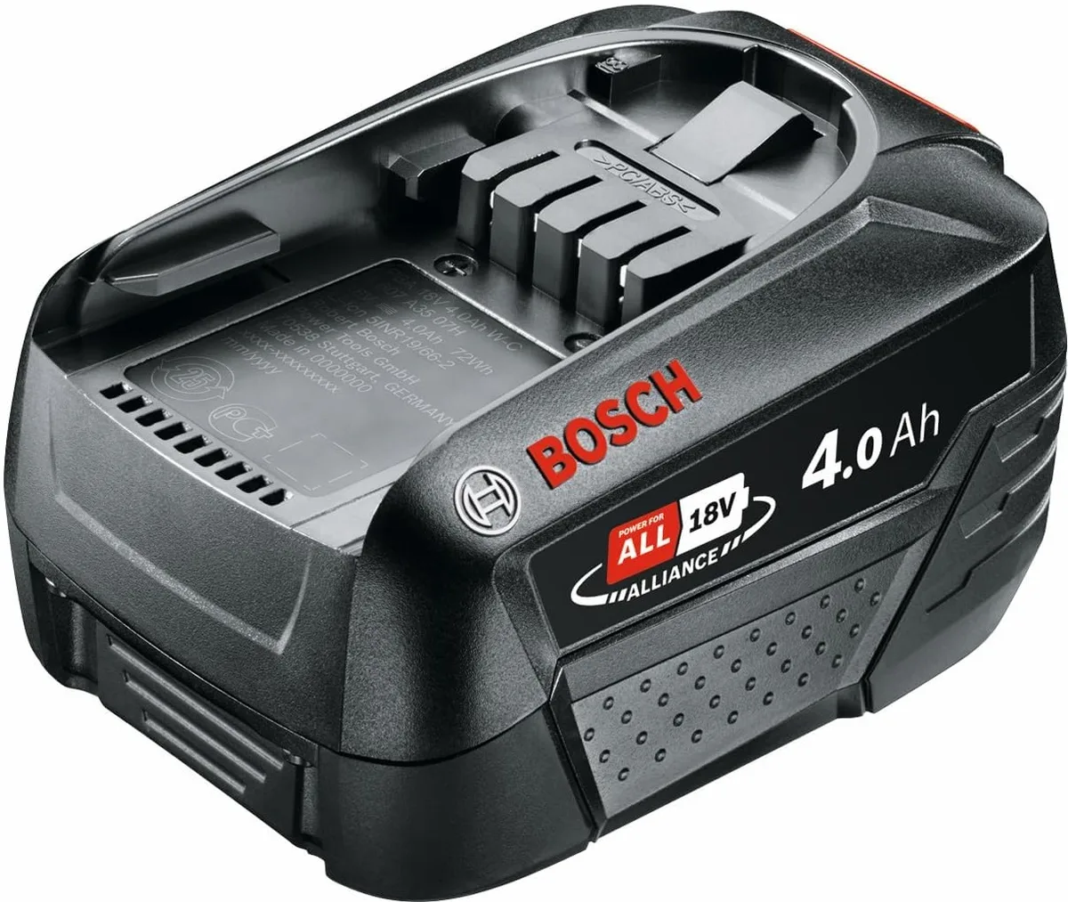 Акумулятор Bosch PBA 18В 4А·год, вага 0.7 кг