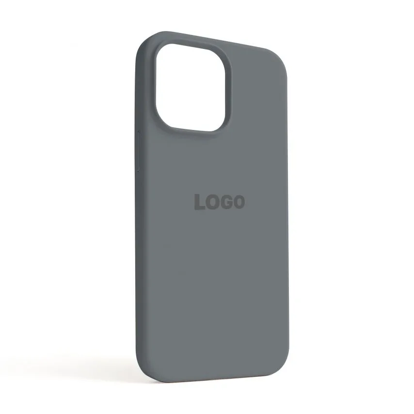 Чохол Silicone Case для Apple iPhone 14 Pro Max силіконовий сірий