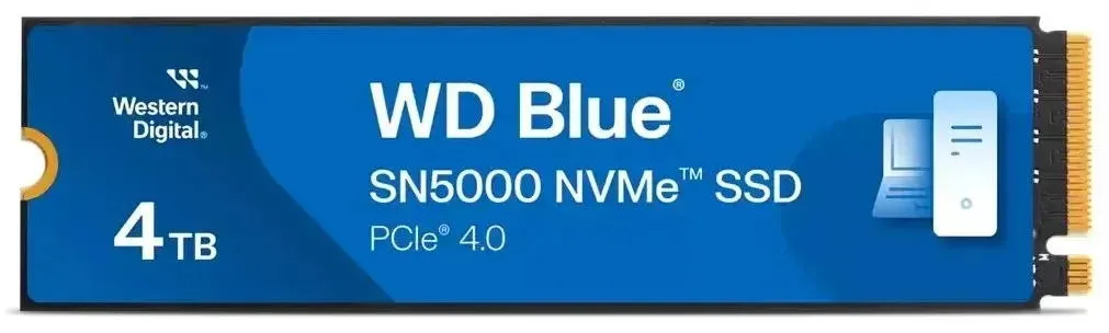 Накопичувач SSD WD M.2 4TB PCIe 4.0 Blue SN5000