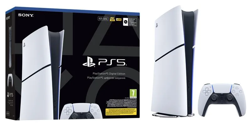 Ігрова консоль PlayStation 5 Slim SSD 825 ГБ біла