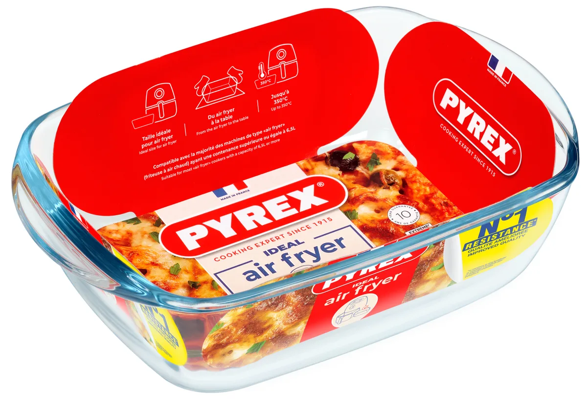 Форма для запікання Pyrex боросилікатне скло 23x15x6 см прозора