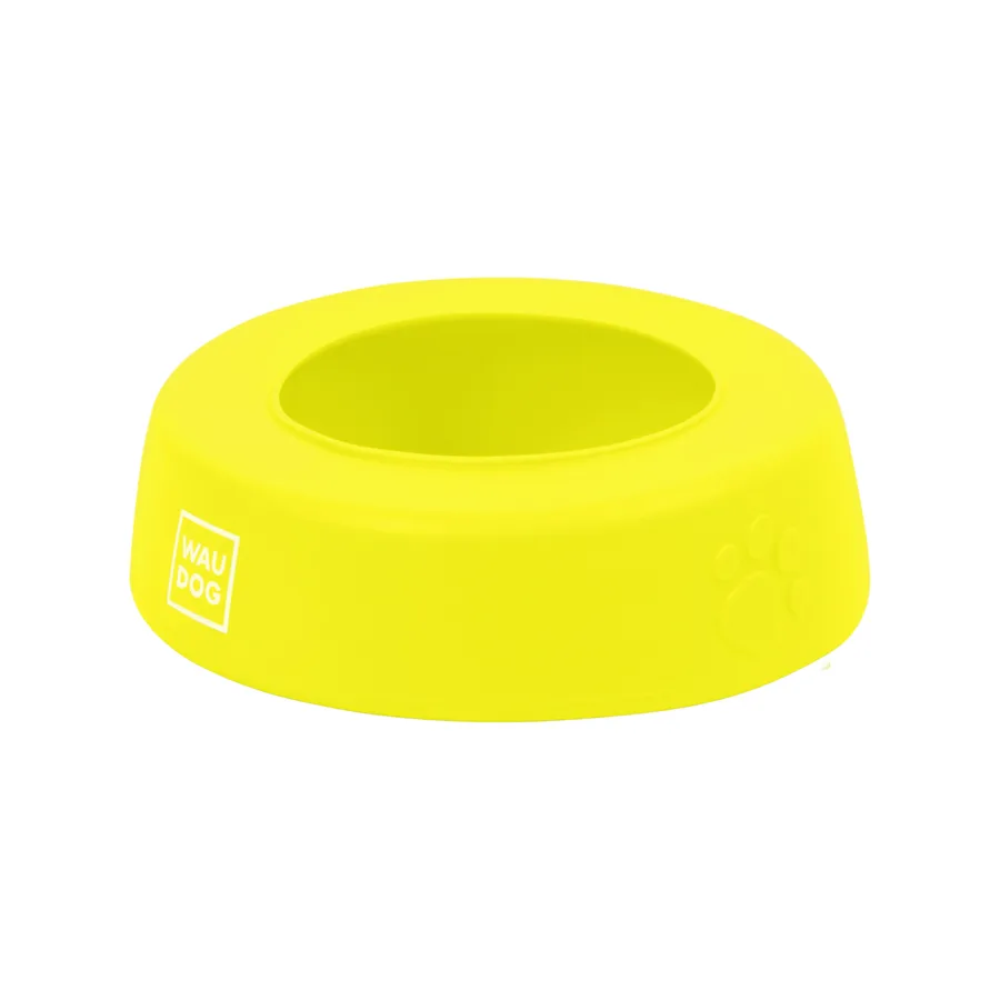 Миска WAUDOG Silicone 750 мл силікон жовта 155 мм