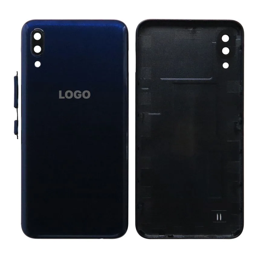 Корпус Samsung High Quality 2019 зі склом камери  синій