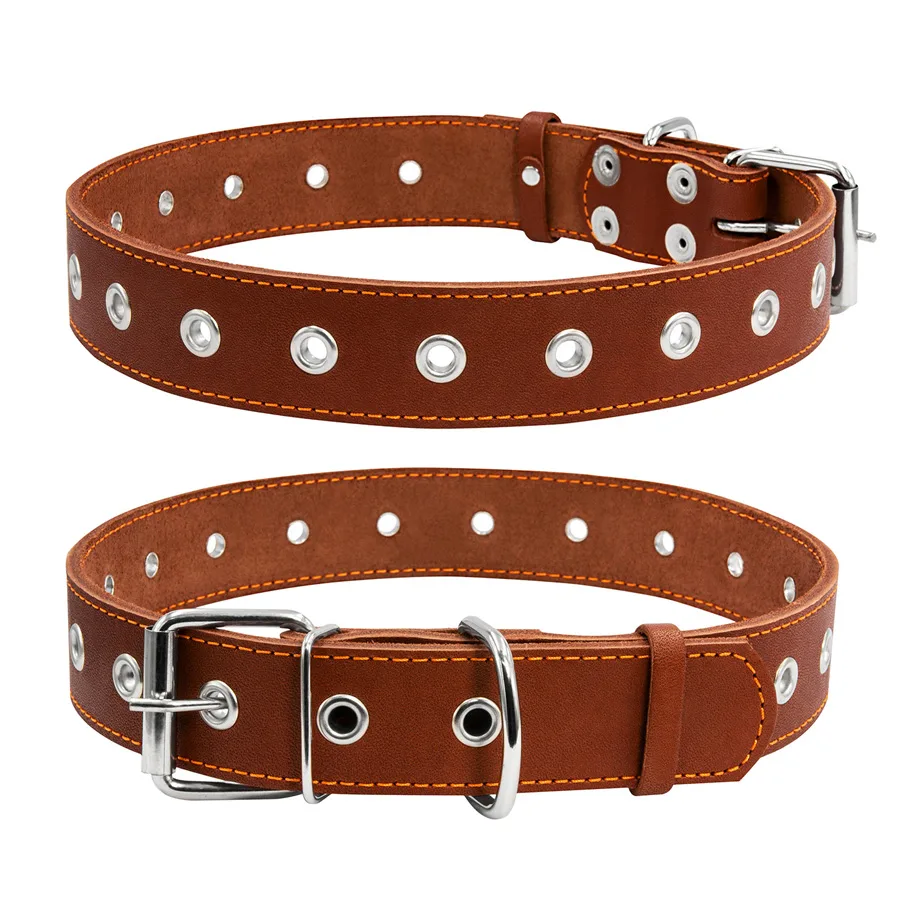 Нашийник CoLLaR 35x69 см шкіряний коричневий для собак
