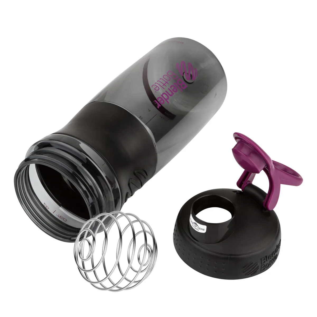 Шейкер спортивний BlenderBottle Tritan 820 мл Чорний/Сливовий
