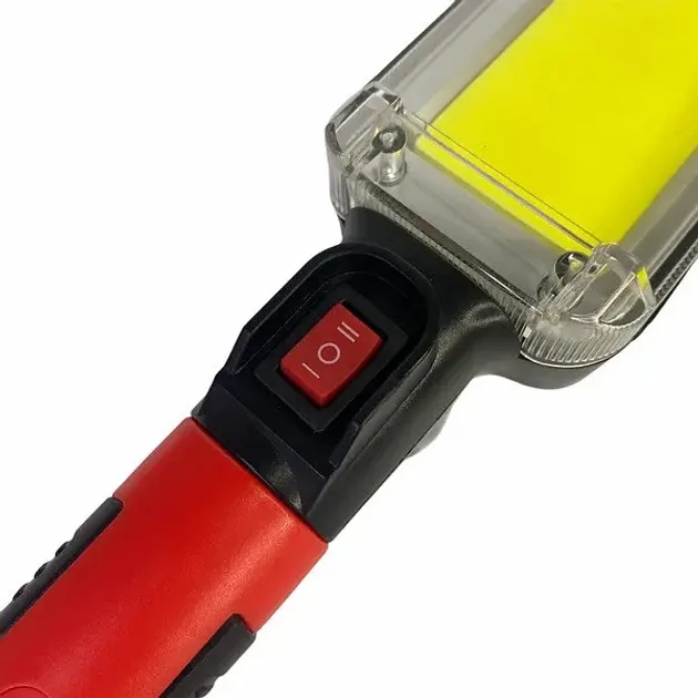 Підвісна лампа фонар COB LED 20 Вт 2×18650 ABS 285х68х55 мм Чорна