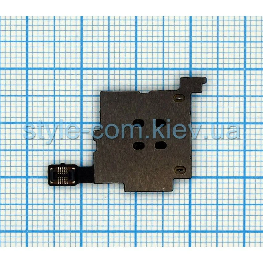 Шлейф High Quality для Samsung Sim карти чорний