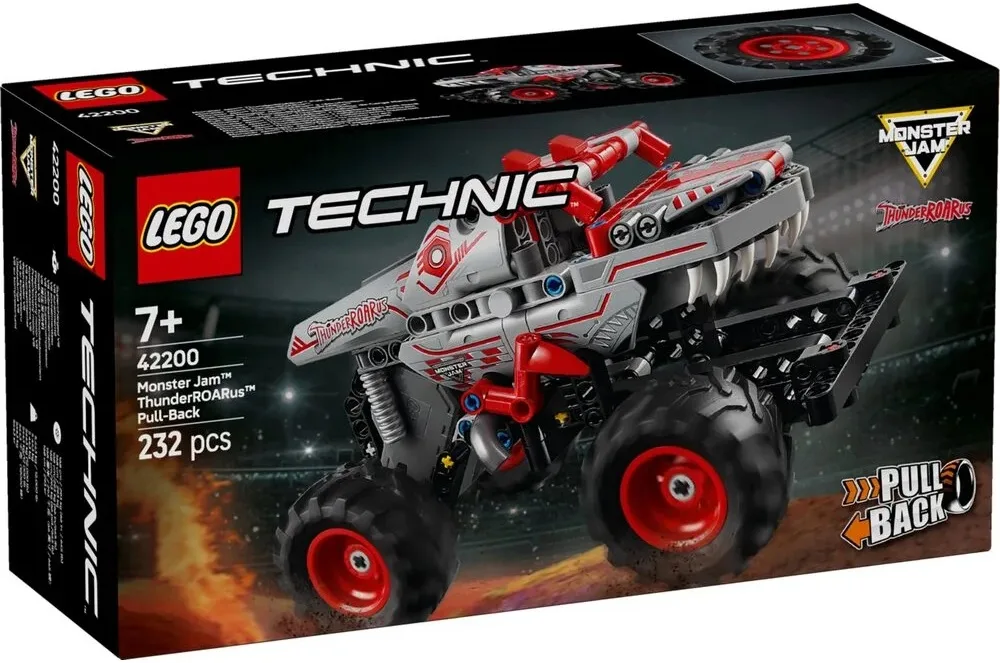 Конструктор LEGO Technic 7+ автомобіль різнокольоровий з інерційним двигуном