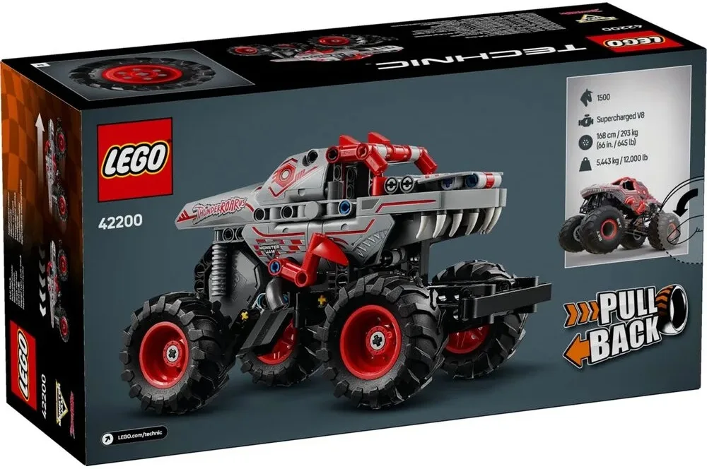 Конструктор LEGO Technic 7+ автомобіль різнокольоровий з інерційним двигуном