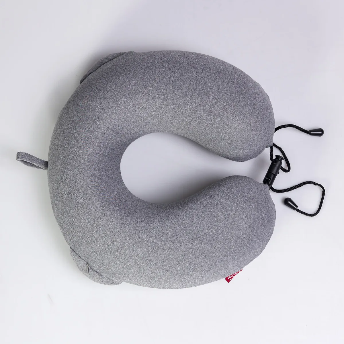 Подушка для шеи Smile&Hug Memory Foam U-образная 30х30х10 см Темно-серая