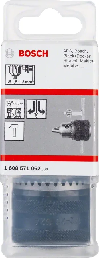 Патрон зубчастий Bosch Professional R/L 13 мм 1/2"