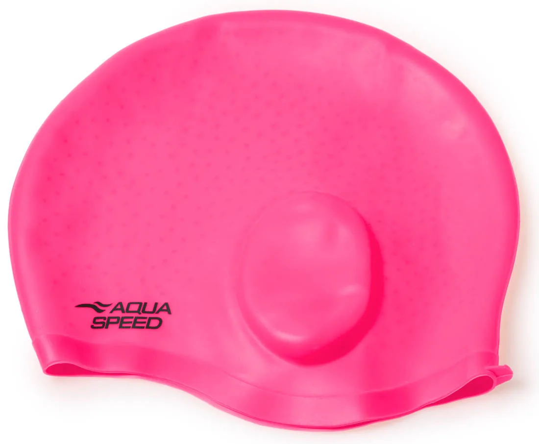 Шапка для плавания Aqua Speed силикон Уни розовый OSFM
